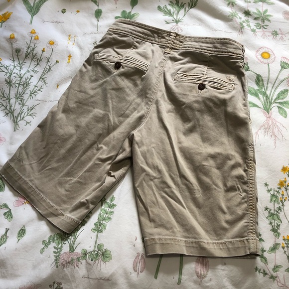 American Eagle Men's Extreme Flex Tan Khaki Shorts - Picture 5 of 6